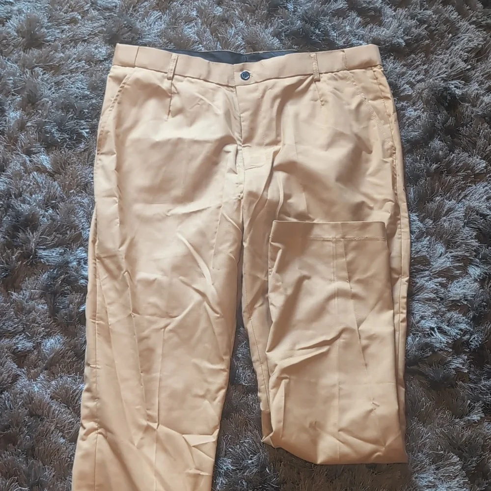 Women's Tailored 3 Piece Dress Suit In Tan - Picture 11 of 14